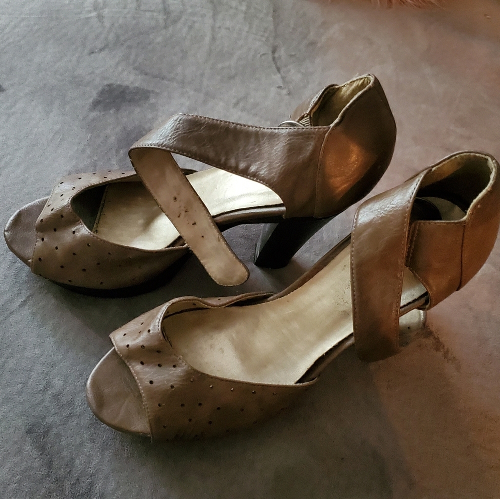 Tan High Heels